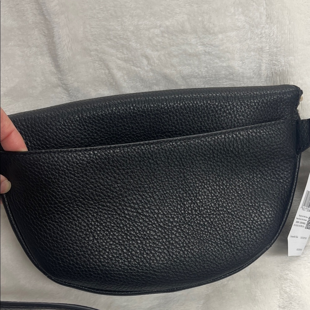 Kate Spade Black Pebbled Belt Bag - Picture 3 of 12